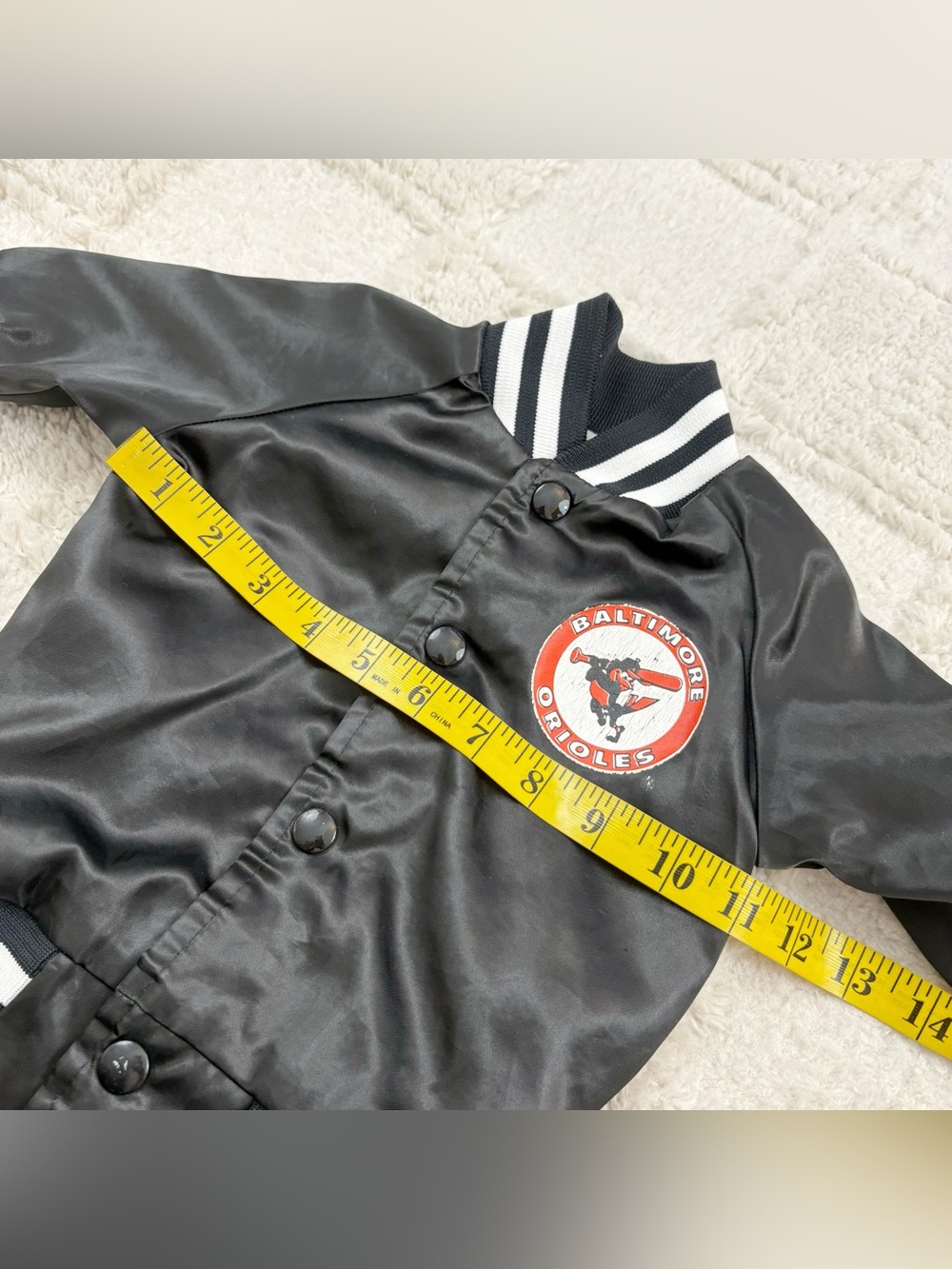 Vintage Locker Line Baltimore Orioles Baseball Jacket 12 Months - Picture 12 of 12